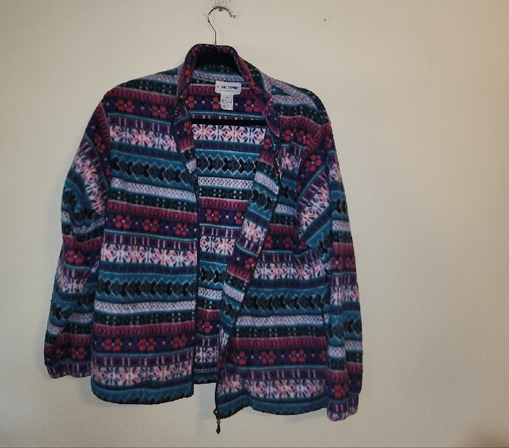 Alfred Dunner Multicolor Patterned Jacket - Picture 4 of 4